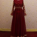 Embroidered Chiffon Maxi