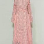 Pink Georjet Chiffon Maxi